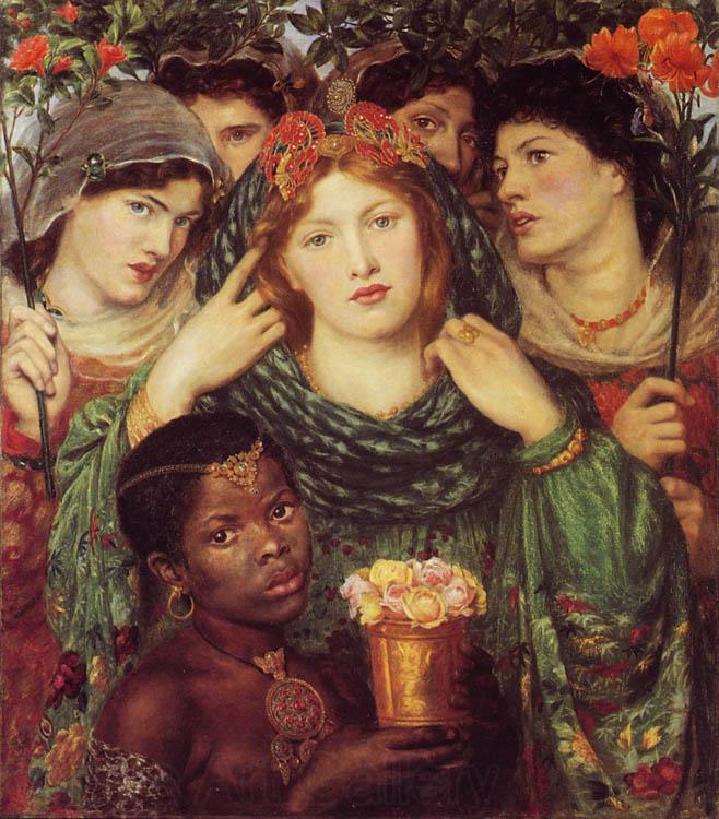 Dante Gabriel Rossetti The Bride (mk28) Norge oil painting art
